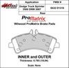 Pad Set, Promatrix, D1318